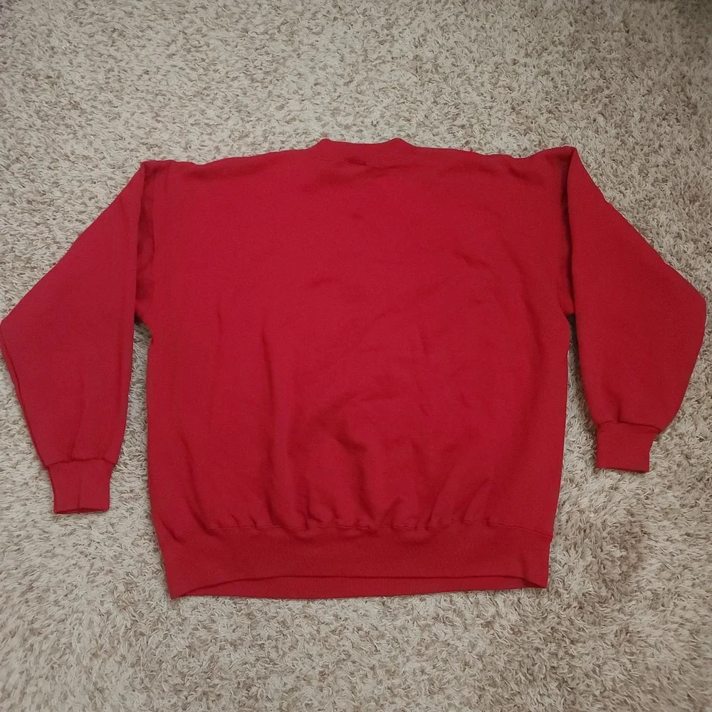 Vintage‎ Wisconsin Badgers Mens XL Decotex Made In USA Red University Sweater